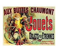 Artery8 Aux Buttes Chaumont Jouets French Ad Monica's Apartment Friends Extra Large XL Wall Art Poster Print français mur Impression d'affiches
