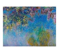 Artery8 Claude Monet Wisteria XL Giant Panel Poster (8 Sections) Affiche