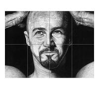 Artery8 Ed Norton American History X Wayne Maguire XL Giant Panel Poster (8 Sections) amricain Histoire Affiche