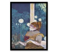 Artery8 Edgar Degas Cafe Concert Song of the Dog Framed Wall Art Print Home Décor A4