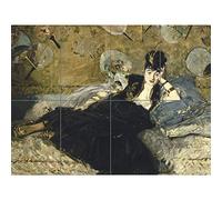Artery8 Edouard Manet Woman With Fans XL Giant Panel Poster (8 Sections) Femme Affiche
