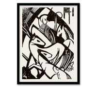 Artery8 Franz Marc Horses 1912 Abstract Painting Framed Wall Art Print Home Décor A3