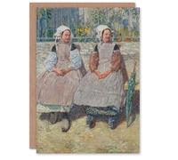 Artery8 Frederick Childe Hassam Art Card In the Sunlight Girls Portrait