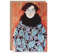 Artery8 Gustav Klimt Art Card Johanna Staude Portrait Painting