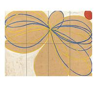 Artery8 Hilma Af Klint Group V Seven Pointed Star No 1 XL Giant Panel Poster (8 Sections) Groupe Étoile Affiche