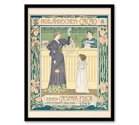Artery8 Johann Georg van Caspel Hollandischer Cacao Advert Framed Wall Art Print Home Décor A3