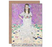 Artery8 Klimt Mada Primavesi Painting Fine Art Greeting Card Plus Envelope Blank Inside La peinture