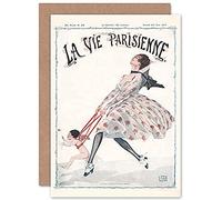 Artery8 La Vie Parisienne Love Guides Us Magazine Cover Sealed Greeting Card Plus Envelope Blank inside L'amour Couverture du magazine Couverture