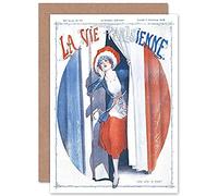 Artery8 La Vie Parisienne We Got Them World War 1 Victory Magazine Cover Sealed Greeting Card Plus Envelope Blank inside Monde Guerre La victoire Couverture du magazine Couverture