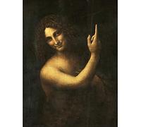 Artery8 Leonardo Da Vinci Saint John The Baptist Panting Unframed Wall Art Print Poster Home Decor Premium Mur Affiche Accueil Dco