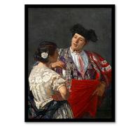 Artery8 Mary Cassatt Offering The Panal To A Bullfighter Framed Wall Art Print Home Décor A4