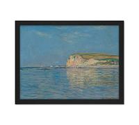Artery8 Monet Low Tide Pourville Dieppe Artwork Framed Wall Art Print 18X24 Inch mur
