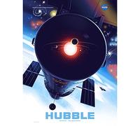 Artery8 NASA Exoplanet Travel Bureau The Hubble Space Telescope Poster Art Print Canvas Premium Wall Decor Mural