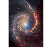 Artery8 NASA Hubble James Webb Telescope View of Spiral Galaxy NGC 1566 Living Room Unframed Art Print Poster Wall Decor 12x16 inch