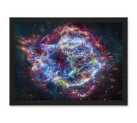 Artery8 NASA James Webb Telescope Cassiopeia A (Cas A) Composite Living Room Artwork Framed Wall Art Print A4