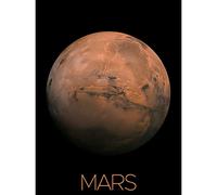 Artery8 NASA Our Solar System Mars Planet Hemisphere Image Unframed Wall Art Print Poster Home Decor Premium