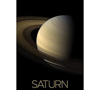 Artery8 NASA Our Solar System Saturn Planet Equinox Cassini Unframed Art Print Poster Wall Decor 12x16 inch