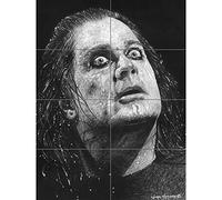 Artery8 Ozzy Osbourne Black Sabbath Wayne Maguire XL Giant Panel Poster (8 Sections) Affiche