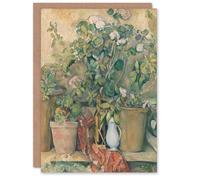 Artery8 Paul Cezanne Art Card Terracotta Pots and Flowers