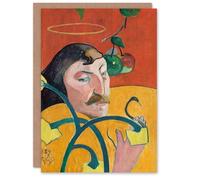 Artery8 Paul Gauguin Art Card Self Portrait with Halo and Snake