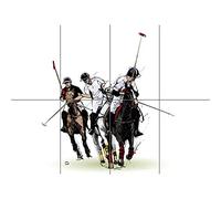 Artery8 Polo Illustration Editorial XL Giant Panel Poster (8 Sections) Affiche