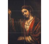 Artery8 Rembrandt Portrait Of Hendrickje Stoffels XL Giant Panel Poster (8 Sections) Affiche