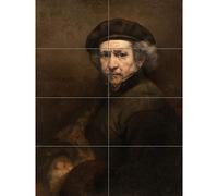 Artery8 Rembrandt Self Portrait XL Giant Panel Poster (8 Sections) Affiche