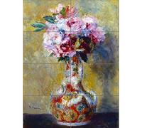 Artery8 Renoir Pierre Auguste Bouquet In A Vase XL Giant Panel Poster (8 Sections) Affiche