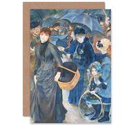 Artery8 Renoir The Umbrellas Painting Fine Art Greeting Card Plus Envelope Blank Inside Parapluie La peinture