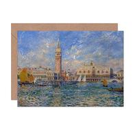 Artery8 Renoir Venice The Doges Palace 1881 Painting Fine Art Greeting Card Plus Envelope Blank Inside Venise Palais La peinture