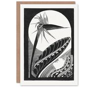 Artery8 Samuel J De Mesquita Art Card Strelitzia Overblown And Full Moon