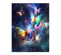Artery8 String Theory Cosmic Butterflies Space Starscape Living Room Extra Large XL Wall Art Poster Print