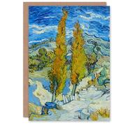 Artery8 Vincent van Gogh Art Card The Poplars at Saint Remy