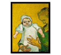 Artery8 Vincent van Gogh Madame Roulin and Her Baby Framed Wall Art Print Home Décor A4