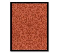 Artery8 William Morris Acorns and Oak Leaves Pattern Framed Wall Art Print Home Décor A3