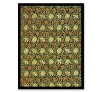 Artery8 William Morris Tulip and Lily Floral Pattern Framed Wall Art Print Home Décor A4