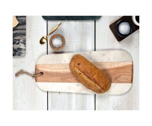 ARTESA Planche de service Tapas Kitchen Craft Marbre et Acacia SC