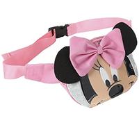 Artesania Cerda Bolso Riñonera Minnie Sac banane sport, 33 cm, Argenté (Plateado)