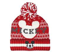 Artesania Cerda Mixte Gorro Pompon Mickey Bonnet Not Applicable, Rouge (Rojo 38), Taille Unique