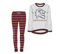 ARTESANIA CERDA Pijama Largo Single Jersey Harry Potter Gryffindor Ensemble de Pyjama, Rouge (C06), 8 Ans Fille