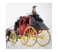 Artesanía Latina Diligence STAGECOACH - Légende du Far West - Maquette à l'échelle 1/12