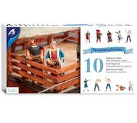 Artesanía Latina - Ensemble avec 10 Figurines en Métal - Modèle 22411F, Échelle 1:65 - pour Maquettes Galions et Caravelles