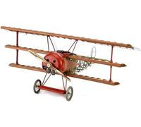Artesanía Latina - Maquette d'avion en Bois et Métal - Chasseur Allemand Fokker Dr. I Red Baron - Modèle 20350, Échelle 1:16 - Modèle à Assembler - Niveau Avancé