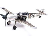 Artesanía Latina - Maquette d'avion en Métal et Photodécoupe - Chasseur Allemand Messerschmitt BF109G - Modèle 20356, Échelle 1:16 - Maquettes à Assembler - Niveau Avancé