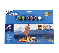 Artesanía Latina - Maquette de Bateau en Bois - Bateau Viking Drakkar pour Enfants +8 - Modèle 30506N - Modèles Réduits à Assembler