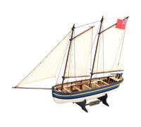 Artesanía Latina - Maquette de Bateau en Bois - Canot Auxiliaire HMS Endeavour - Modèle 19005, Échelle 1:50 - Maquettes à Assembler - Niveau Débutant