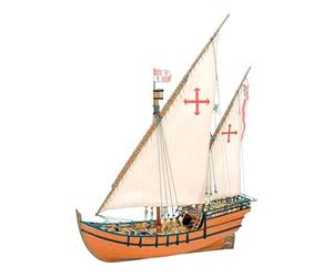 Artesanía Latina - Maquette de Bateau en Bois - Caravelle Espagnole de la Découverte de l'Amérique, La Niña - Modèle 22410, Échelle 1:65 - Modèles Réduits à Assembler - Niveau Moyen