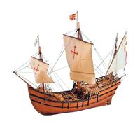Artesanía Latina - Maquette de Bateau en Bois - Caravelle Espagnole de la Découverte de l'Amérique, La Pinta - Modèle 22412, Échelle 1:65 - Modèles Réduits à Assembler - Niveau Moyen