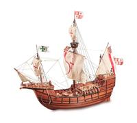Artesanía Latina - Maquette de Bateau en Bois - Caravelle Espagnole de la Découverte de l'Amérique, Santa Maria - Modèle 22411N, Échelle 1:65 - Maquettes à Monter - Niveau Moyen