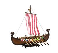 Artesanía Latina - Maquette de Bateau en Bois - Drakkar Viking - Modèle 19001N, Échelle 1:75 - Modèles Réduits à Assembler - Niveau Débutant
